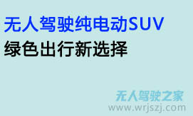 无人驾驶纯电动SUV,绿色出行新选择